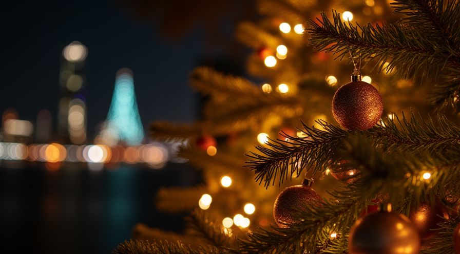 Lichter für den Weihnachtsbaum